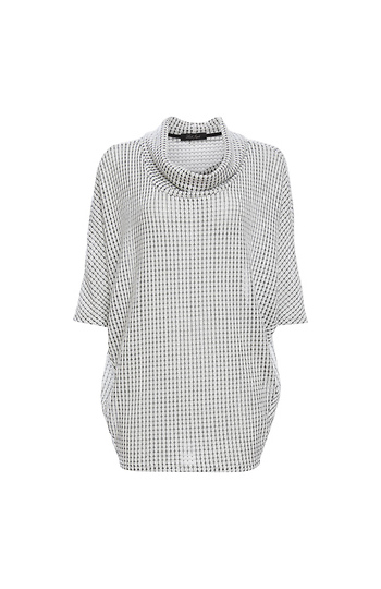 Cowl Neck Dolman Pullover Slide 1