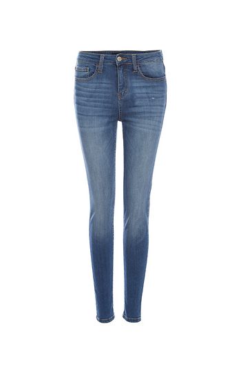 High Rise Super Stretch Jean Slide 1
