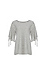 Striped Tied Sleeves Top Thumb 1