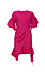 GOEN.J Ruffle-Trimmed Linen Wrap Dress Thumb 1