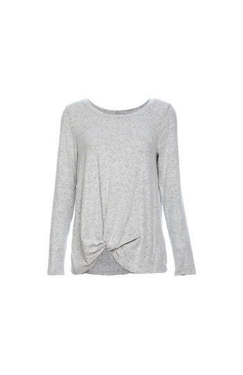 Savannah Front Knot Lightweight Jersey Knit Slide 1