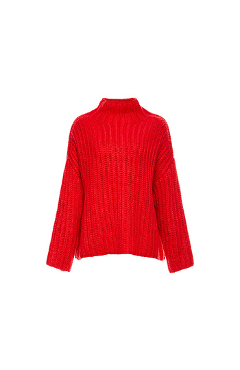 Again Echos Oversized Slouch Knit Sweater Slide 1