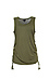 Drapey Rayon Tank Top with Shirred Sides Thumb 1
