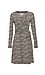 Long Sleeve Printed Wrap Dress Thumb 1