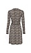 Long Sleeve Printed Wrap Dress Thumb 2