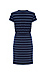 Short Sleeve Striped Surplice Dress Thumb 2