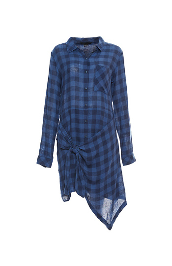 Sanctuary Buffalo Plaid Shirt Dress Slide 1