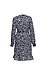 Long Sleeve Printed Wrap Dress Thumb 2