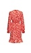 Long Sleeve Printed Wrap Dress Thumb 2