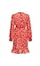 Long Sleeve Printed Wrap Dress Thumb 2