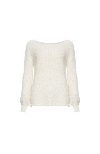 BB Dakota Fuzzy Boat Neck Sweater Slide 1