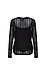 Ribbed Lurex Long Sleeve Top Thumb 2