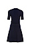Sandro V-Neck Scalloped Hem Mini Dress Thumb 2