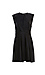 Sandro Pleated Front Cap Sleeve Dress Thumb 1