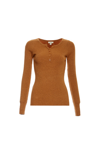 Long Sleeve Fitted Henley Slide 1