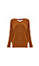 Open Back Knotted V-Neck Sweater Thumb 1
