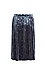 Stars Pleated Velvet Skirt Thumb 2