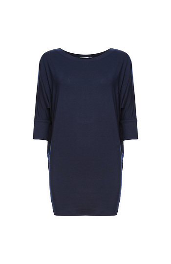 Nina Dolman Round Neck Modal Jersey Top Slide 1