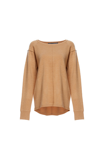 French Connection Crew Neck Seams Sweater Slide 1