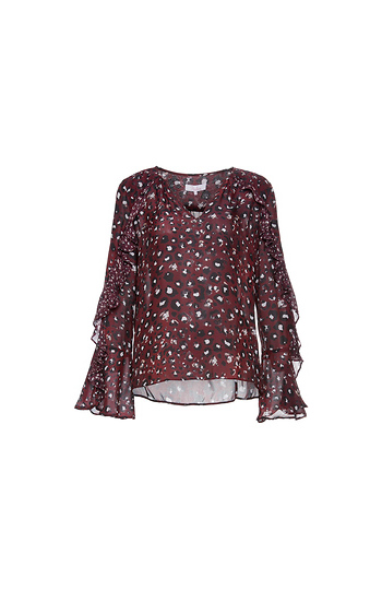 Parker Denny Combo Blouse Slide 1