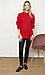 Cable Knit Ragged Mock Neck Sweater Thumb 3