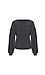 Tonal Knitted Stripe V-Neck Sweater Thumb 2