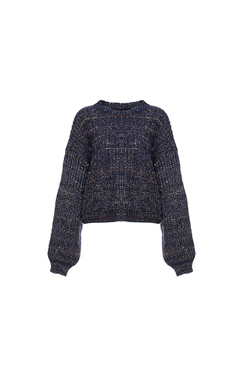 Bishop Sleeves Speckled Sweater Slide 1