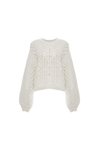 Rebecca Minkoff Blake Sweater with Pearls Slide 1