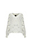 V-Neck Speckled Fuzzy Sweater Thumb 1