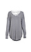 Lace Up Back V-Neck Sweater Thumb 1