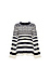 Velvet by Graham & Spencer Striped Flare Sleeves Sweater Thumb 1