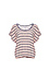 Velvet by Graham & Spencer Striped V-Neck Tee Thumb 1