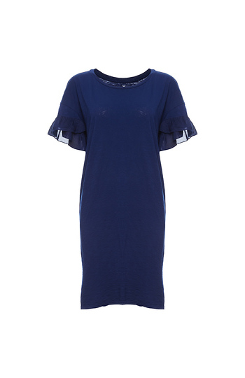 Velvet by Graham & Spencer Ruffle Sleeve Tee Dress Slide 1