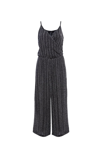 Surplice Sleeveless Cropped Jumpsuit Slide 1