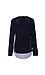 BB Dakota Crew Neck Sweater with Undershirt Thumb 2