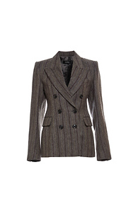 Isabel Marant Double Breasted Striped Blazer Slide 1