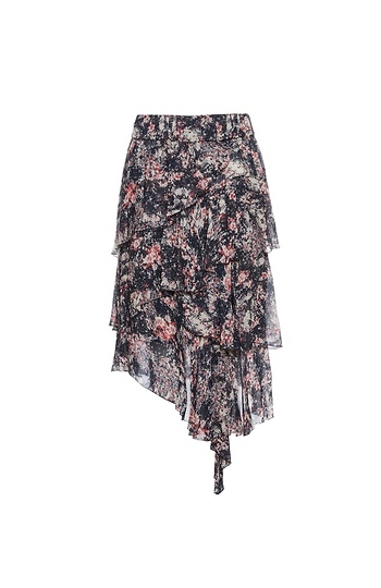 Isabel Marant Asymmetric Ruffle Skirt Slide 1