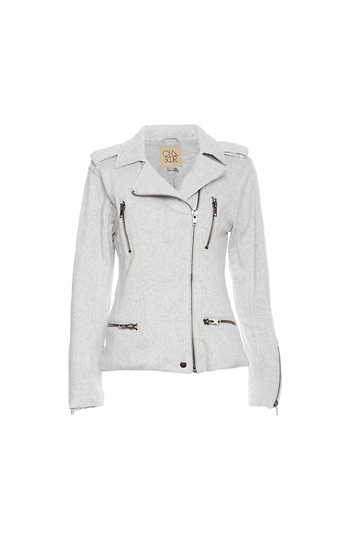 Chaser Cotton Fleece Moto Jacket Slide 1