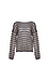 Mystree Striped Back Knot Sweater Thumb 1