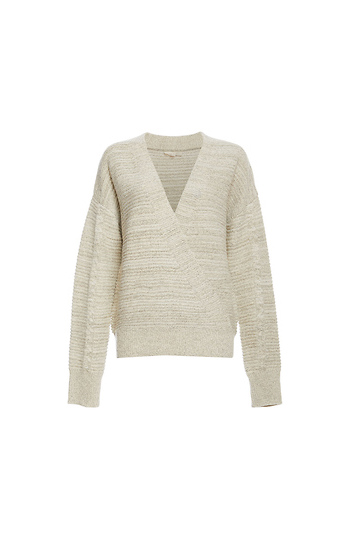 Mystree Surplice Front Sweater Slide 1