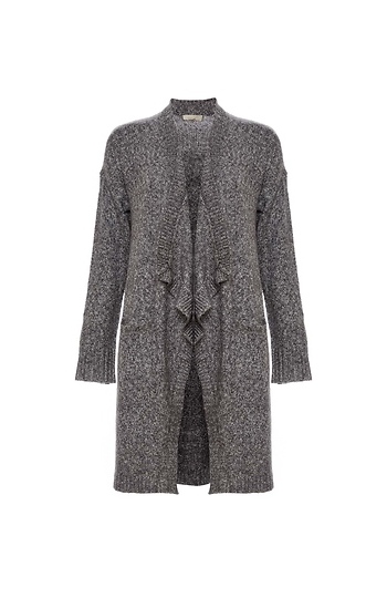 Mystree Drape Cardigan w/ Pockets Slide 1
