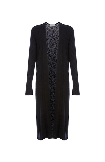 Long Ribbed Cardigan Slide 1
