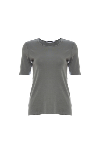 J Brand Raw Hem Short Sleeve Tee Slide 1