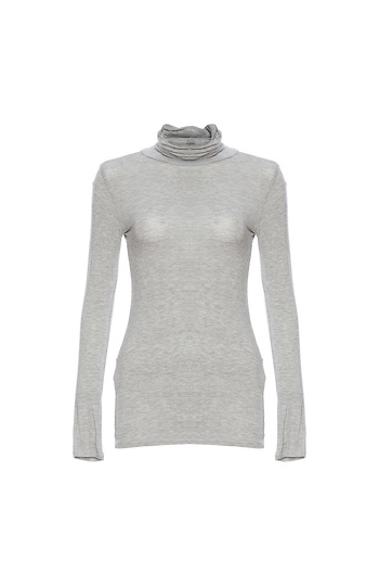 BCBGeneration Turtleneck Long Sleeve Top Slide 1