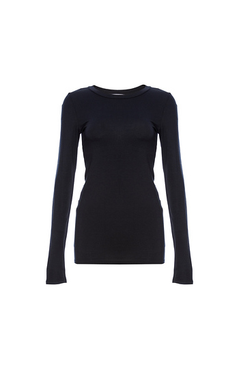 Long Sleeve Round Neck Top Slide 1