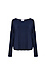 Scoop Neck Loose Long Sleeve Top Thumb 1