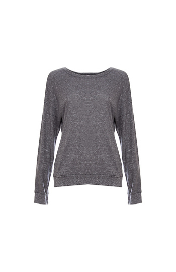 Long Sleeve Surplice Open Back Slide 1