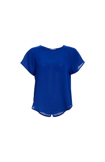 Short Sleeve Round Neck Top Slide 1