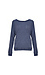 Long Sleeve Surplice Open Back Thumb 1