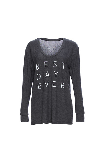 Good hYOUman Romy Best Day Ever Knit Top Slide 1